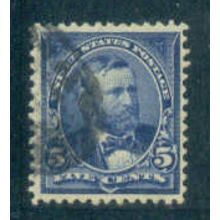 Used 281 5c Ulysses S. Grant Fine M04880