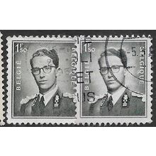1953/1966 Michel 973x+973y - fine used (o) - normal/phoshpor