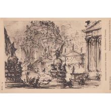 Giovanni Piranesi Architectural Fantasy Italian Painting British Museum Postcard