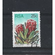 SouthAfrica.SG426 25c Protea Grandiceps.Fine Used.Sep25c
