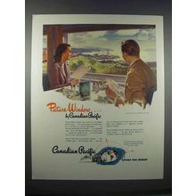 1946 Canadian Pacific Ad - Picture Window