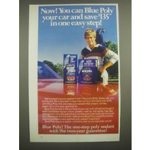 1981 Blue Poly Car Wax Advertisement