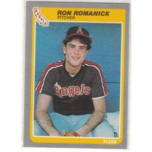 1985 Fleer baseball card 309 Ron Romanick RC