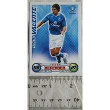 2008/09 Topps Match Attax Trading Card - Nuno Valente, Everton