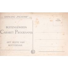 Dutch Dancing Pschorr Rotterdam Real Photo Cabaret Postcard