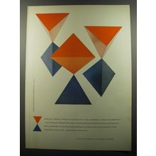 1956 Aluminum Company of America Advertisement - art by Herbert Matter