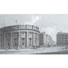 COMMERCIAL ROOM, MANCHESTER 1828 Edward Finden - William Westall ENGRAVING