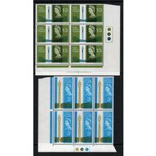 Sg679 - Sg680 P.O. TOWER IN CONTROL BLOCKS OF 6 MINT NEVER HINGED (BSC)