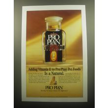 1994 Pro Visions Pet Food Ad - Adding Vitamin E to Pro Plan Pet Foods