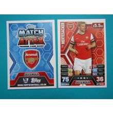 5. Per Mertesacker - Arsenal - Match Attax 2013/14 Football Card EF1