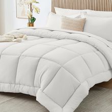 Sasttie Queen Comforter Set, 7 Pieces Bed in a Bag Queen, Complete Bedding Set I