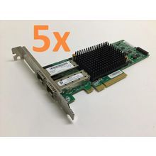 Lot of 5 - 614203-B21 HP NC552SFP DUAL PORT 10Gb SFP+ SERVER ADAPTER OCE11102