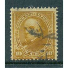 Used 283 10c Daniel Webster Average Plus M05380