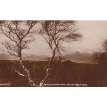 Lamlash Road Arran Hills Peaks Ayrshire Antique Real Photo Rare Postcard