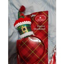 christmas festive headband christmas hat