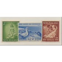 New Zealand Stamps Scott #323 To 325, Mint Hinged