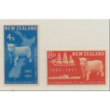 New Zealand Stamps Scott #316 To 317, Mint Hinged