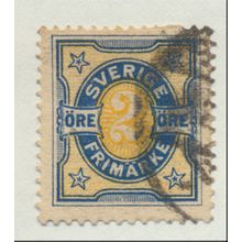 Sweden Stamp Scott #53, Used