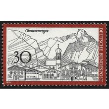 GERMANY 1970 Oberammergau Town 30pf Sc#1049 - USED @M714