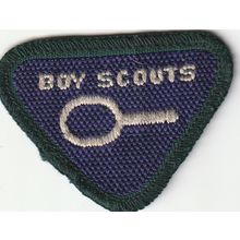 Scout Badges UK Pre 67 - Wolf Cub Proficiency - Collector - Black Back (PF76)