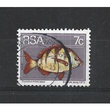 SouthAfrica.SG354 7c Bontrok Seabream.Fine Used.Sep25n