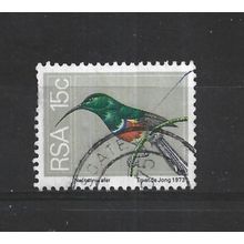 SouthAfrica.SG358 15c Greater Double-collared Sunbird.Fine Used.Sep25d