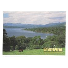 WINDERMERE, CUMBRIA. unused vintage postcard. by John Hinde. =