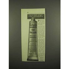 1918 Forhan's Toothpaste Ad - Grave Tooth Danger