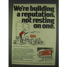 1978 Ramada Inn Ad - Building a Reputation