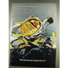 1978 Seagram's Crown Royal Ad - Seen a Grown Man Cry?