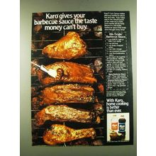 1983 Karo Corn Syrup Ad - Rib-Ticklin' Barbecue Sauce recipe