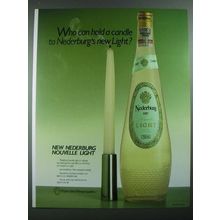 1988 Nederburg Nouvelle Light Wine Ad - Who Can Hold a Candle