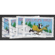 FRA 2005 (SET) CHRISTMAS AND NEW YEAR'(5v) FINE USED (EBID55-649)