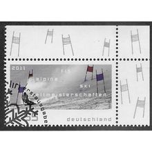 GER 2011 €0.55 'ALPINE SKI CHAMPIONSHIPS' (CORNER MARGIN FINE USED (EBID54-036)