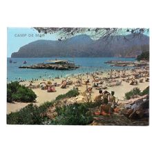 CAMP DE MAR, MALLORCA, SPAIN .unused postcard vintage #