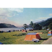 Arrochar Ardgartan River Croe Caravan Club Site 1970s Postcard