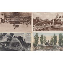 Copenhagen Gefion Monument Waterfall Statue 4x Old Postcard s