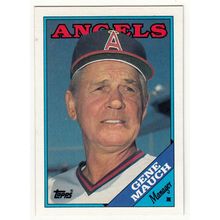1988 Topps baseball card 774 Gene Mauch Manager