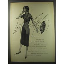 1956 Lord & Taylor Anne Fogarty Dress Ad - Perfection will out