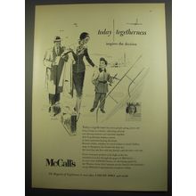 1956 McCall's Magazine Ad - Today togetherness inspires the decision