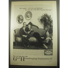 1956 Good Housekeeping Magazine Ad - But, mama.. he's rich and handsome!