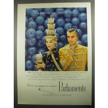 1956 Parliaments Cigarettes Ad - You'll want everyone to know