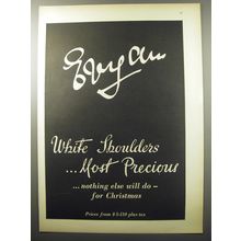1955 Evyan White Shoulders Perfume Advertisement - most precious