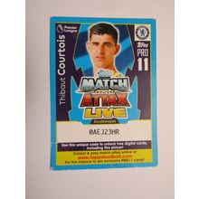 PRO11. Thibaut Courtois - Chelsea - Match Attax 2017/18 Football Card EF1
