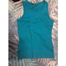 womens NOW size 14 brilliant blue sleeveless stretchy top
