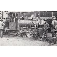 WDLR Barclay 0-6-OWT Train Railway Military War Department Postcard