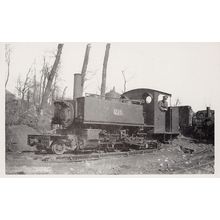 WDLR War Department Light Railway Alco 2-6-2T Train Postcard