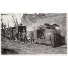 WDLR War Department Light Railway Armoured Simplex Train Postcard