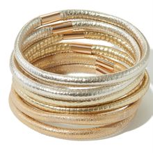 New Multi Pu Bracelet Set(6pcs)