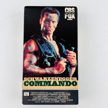 Commando 1986 VHS Tape Original Release CBS/FOX Arnold Schwarzenegger, Rae Dawn